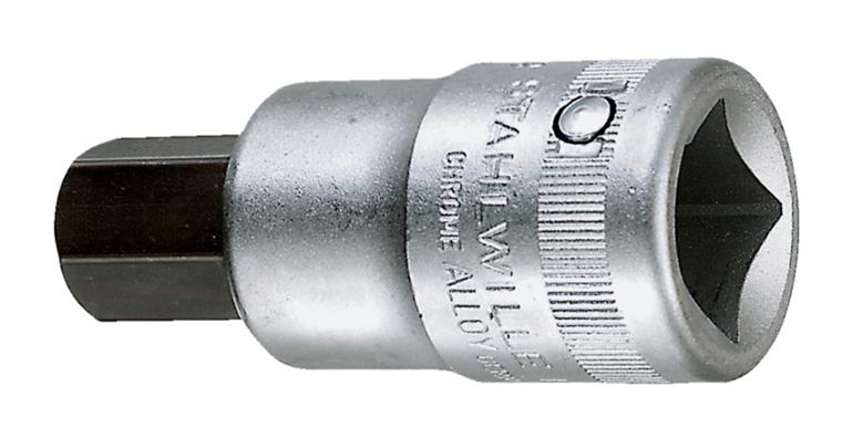 3/4 inch hexagon socket screwdriver bit chrome-alloy steel AF 19 mm