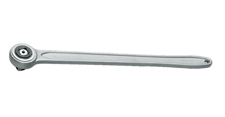 3/4 inch reversible toothed ratchet DIN 3122 V31CrV3 steel length 510 mm