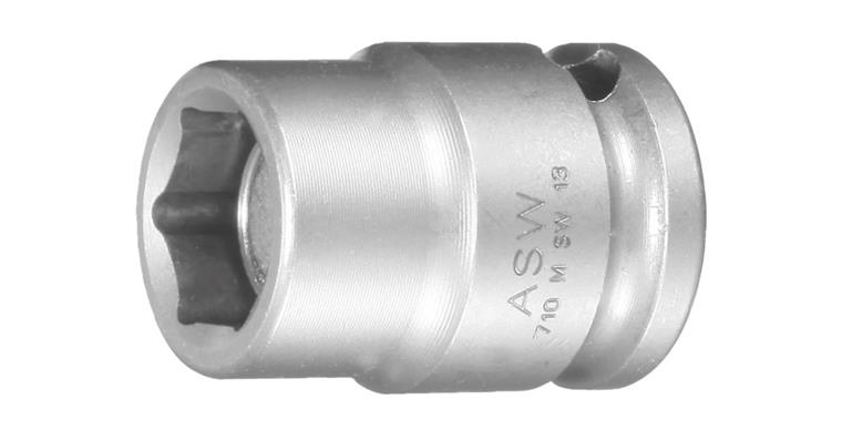 3/8 inch hex impact screwdriver bit w. perm. magnet AF 8 mm CV special steel