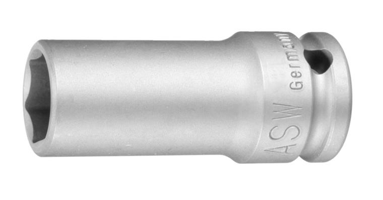 1/2 inch hex impact screwdriver bit CV special steel long AF 10 mm