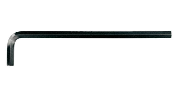 INBUS® Langer 6kant Stiftschlüssel DIN 911 schwarz C60/C45 SW 8 mm