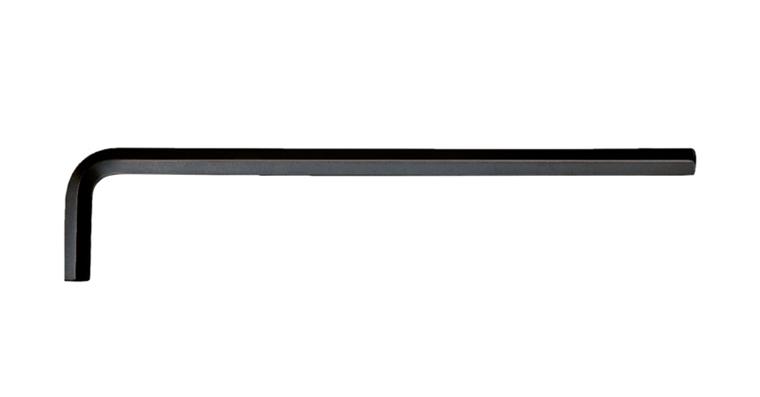 Hexagon pin wrench long similar to ISO 2936L arm length 70 x 9 mm AF 0.9 mm