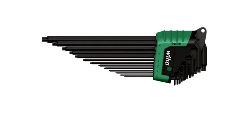 TORX®-Stiftschlüssel-Satz MagicSpring® 13teilig T 5 - 45 im ErgoStar-Halter