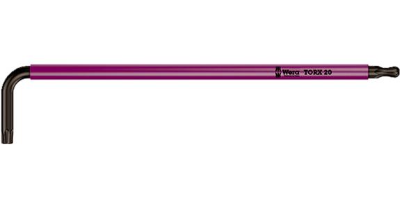 ResisTORX®-Kugelkopf-Stiftschlüssel Farbe gelb Schenkel 104x21 mm T 25