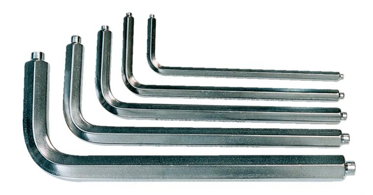 ATORN L-shaped hex key set with pins, 3-8 mm