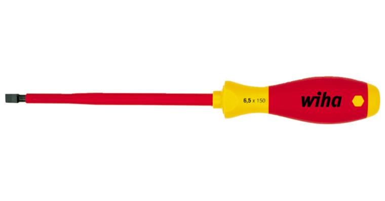 VDE electrician's slotted screwdriver DIN EN 60900 SoftFinish handle 1.2x8x175