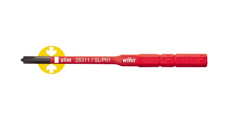 VDE interch. bit SL/PZ 2 x 75 mm for hand grip 52497201 + 55526 101-103