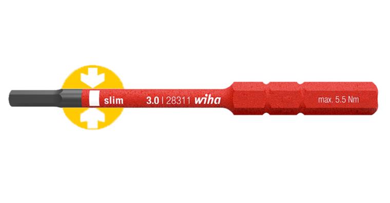 VDE-Wechselbit SW 2,5 x 75 mm für Handhalter 1052497 201 + 1055526 101-103