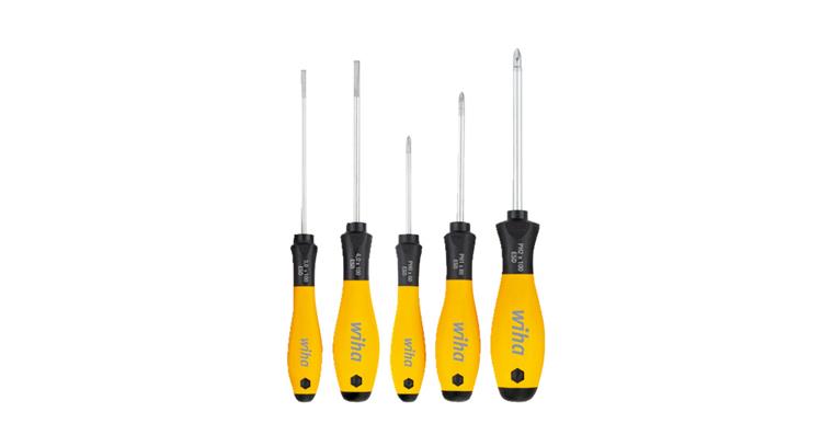 ESD screwdriver set type 302ESD HK5 01, 5 pieces