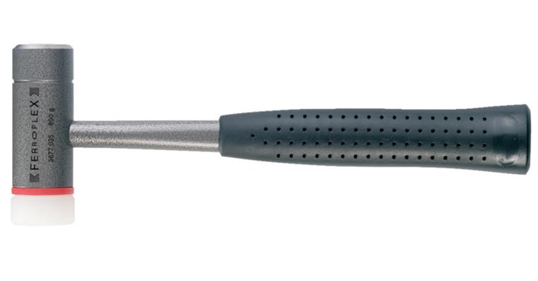 FERROPLEX hammer, machinist's and soft-face hammer head steel and nylon 600 g