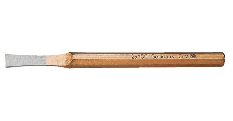 8kant Stegmeißel (Trennstemmer) CV-Lufthärte-Stahl 5x12x150 mm