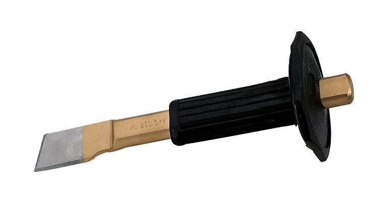 1054625202 Elektriker-Schlitzmeißel mit Handschutz CV-Lufthärte-Stahl 34x250 mm
