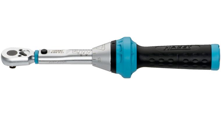 Drehmomentschlüssel 1/4 Zoll 5108-3CT, 2,5-25 Nm