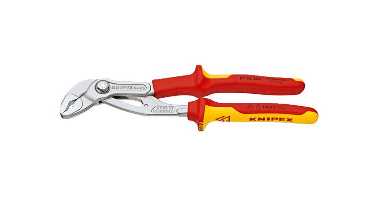 VDE water pump pliers (universal) DIN/ISO 8976 250 mm VDE handle AF 46 mm