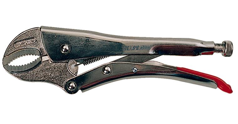 Gripzange CV-Stahl 250 mm Backen oval SW bis 50 mm