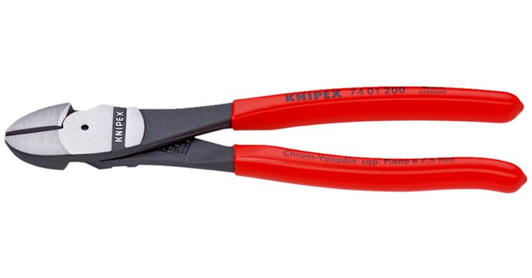 Kraft-Seitenschneider DIN 5749 250 mm CV-Elektro-Stahl leichte Griffhüllen