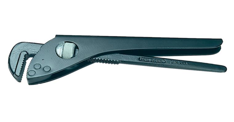 Adjustable pipe wrench, DIN 5246 reinforced jaws for SW up to 40 mm