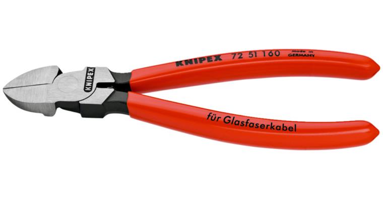 Seitenschneider für Lichtwellenleiter/Glasfaserkabel, Länge 160 mm
