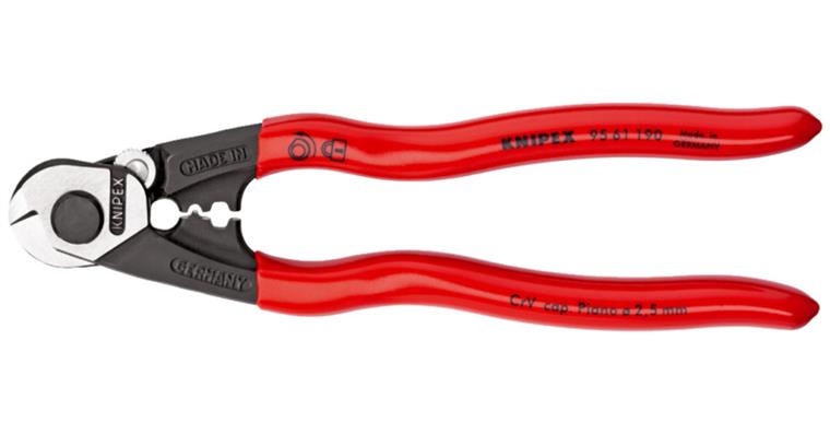 1062151102 Drahtseilschere bis Ø 6mm / 190mm Länge für mittelharte Drahtseile