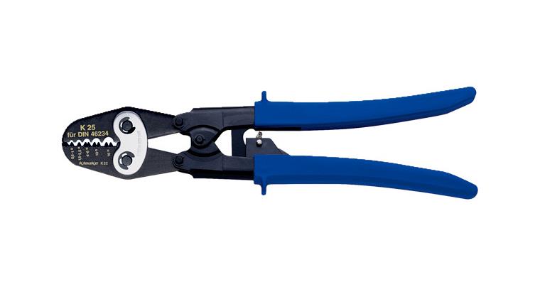 Crimping tool K25 edge crimping, crimping range 6-50 mm2