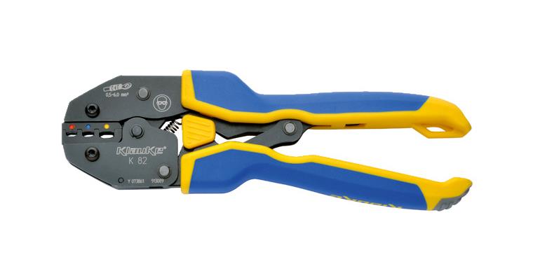 Crimping tool K82A for insulated cable connections, crimping range 0.5-6 mm2