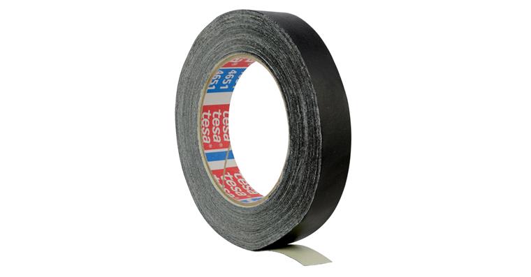 Gewebe-Klebeband schwarz Breite 19 mm Länge 25 m