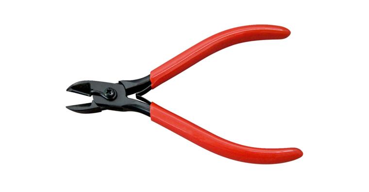 Electronics holding side cutters, oval head, mini bevel 115 mm