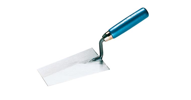Berner Putzkelle gerader Hals gehärteter Stahl Blatt 85/60 mm Länge 140 mm