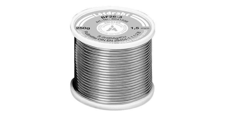 Lötdraht (bleifrei) Ø 0,50 mm, 250g, Flußmittelanteil 2,5%, Standard
