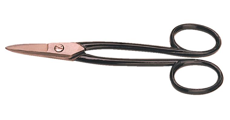 Goldsmith's scissors 180 mm special steel with finger holes