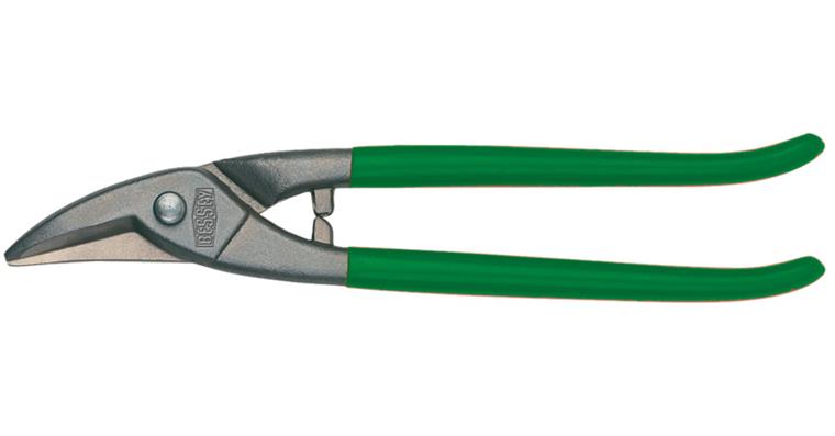 Punching sheet metal shears, right, quality steel 250 mm for short straight cuts