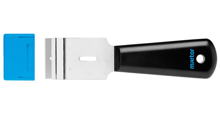 Blade scraper Argentax with extra wide handle replaceable blades
