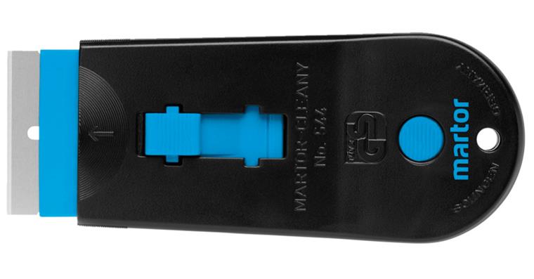 Cleany blade scraper retractable, replaceable blade