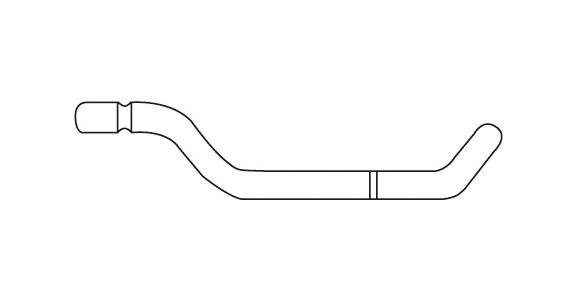 Ersatz-Klinge B Schaft-Ø 2,6 mm Form B60 HSS für Querbohrungen