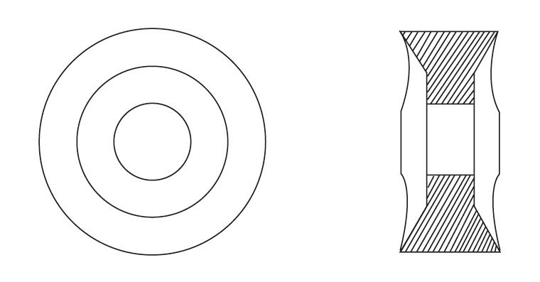 Replacement HSS round cutting blade type N80 pack = 10 pieces for art. no. 73463
