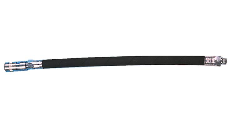 Safety armoured rubber hose 300 mm for lubricating compressor cat. no. 77610