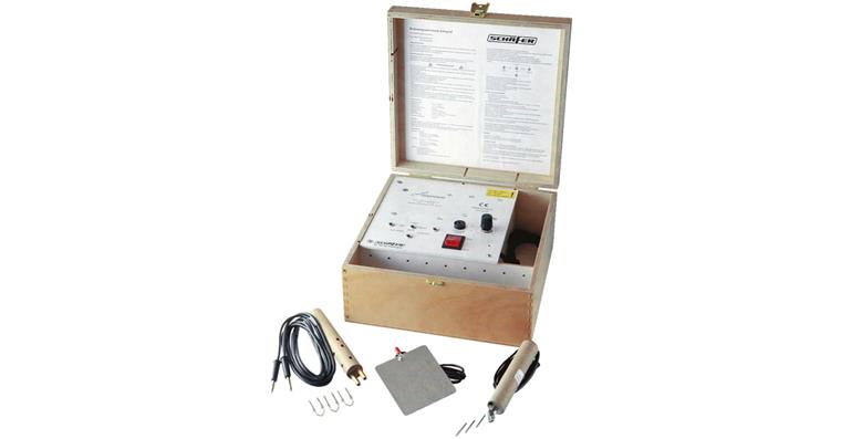 Electric engraver (marking device) f. metal, leather, wood etc. w. transformer