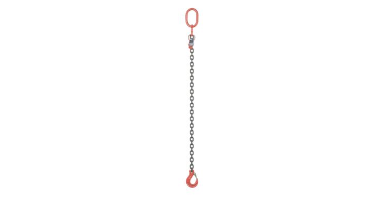 Attachment chain EN 818 prEN 1677, max. 2000kg, single-str. dia. 8mm, length 1m