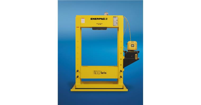 Workshop press VLP 1006 ZE3S 100 t return spring electric pump