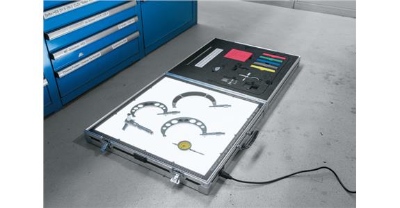 HHW Koffer-Toolscanner Kaufvariante Außenmaß 620x620x130 mm Gewicht 15 kg