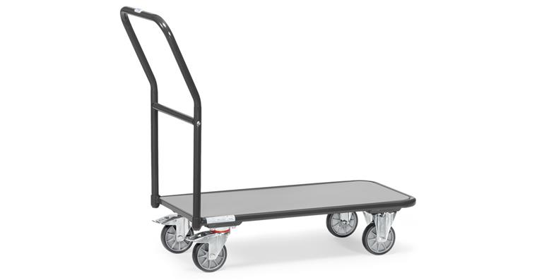 1081706400 Magazinbügelwagen Stahlrohr Ladefläche 1000x600 mm Tragkraft 250 kg RAL 7016