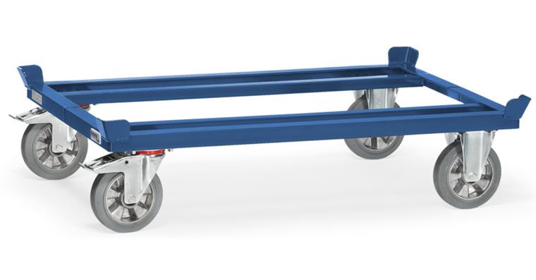 Paletten-Fahrgestell Elastic Ladefläche 1210x810mm Tragkraft 1200kg RAL 5007