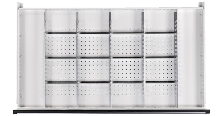 1/4 drawer partition for 60mm front height for cabinet workbench cat. no. 82080