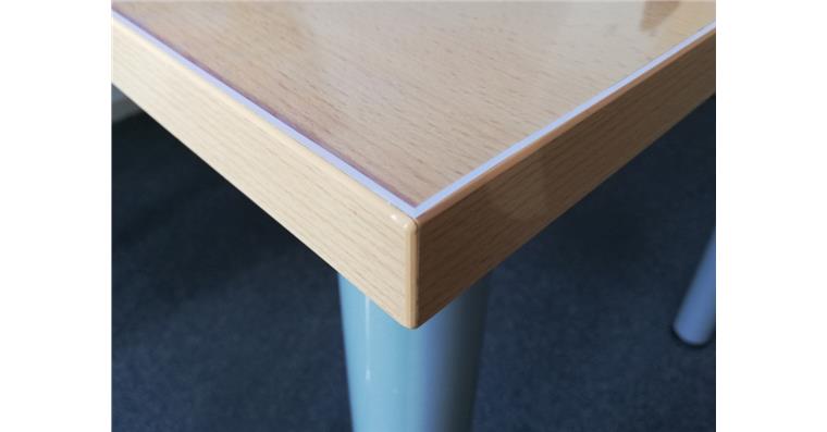 Soft PVC support 2000x800x3 mm crystal-clear transparent