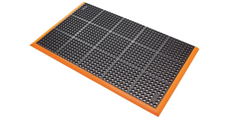Ergonomic workplace mat 100 % nitrile rubber Safety Stance™ 970x3150x22 mm