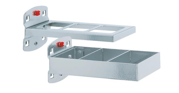 1082480130 Kombihalter 2teilig für Lochplatten mit Loch 10x10 mm L = 150 B = 55 mm