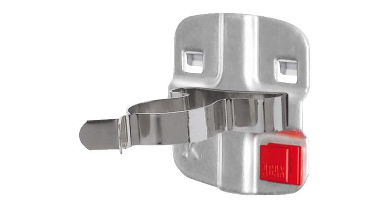 Tool clamp single large base plate diameter 28 mm aluminium-coloured