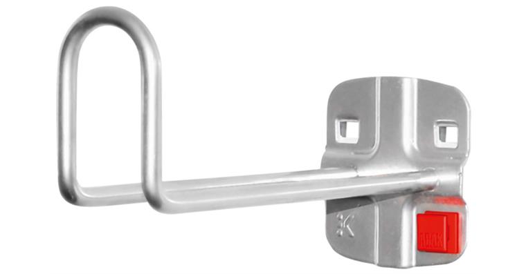 Cable holder length x width 200 x 37 mm height hook end 50 mm anthracite