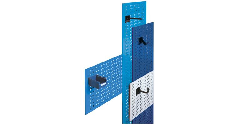 Schlitzplatten Stahlblech 2000 x 450 RAL 5015 himmelblau