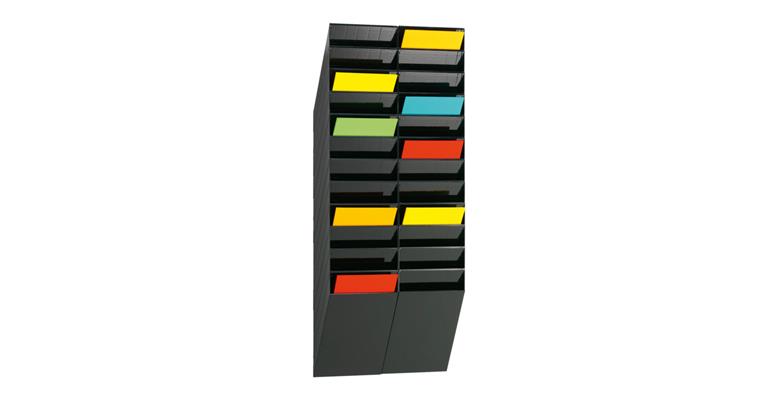 Wall brochure holder for DIN A4 (portrait) transparent
